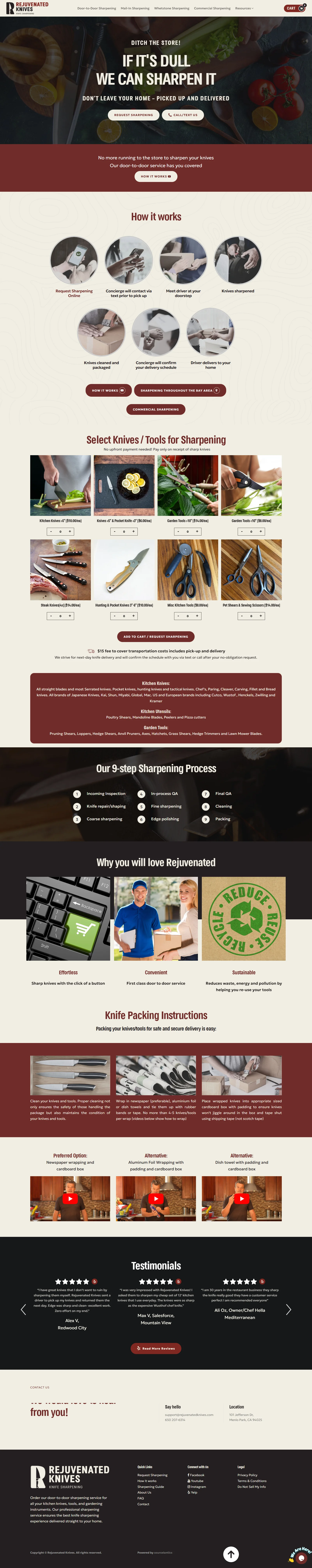 get.rejuvenatedknives.com / new wordpress website