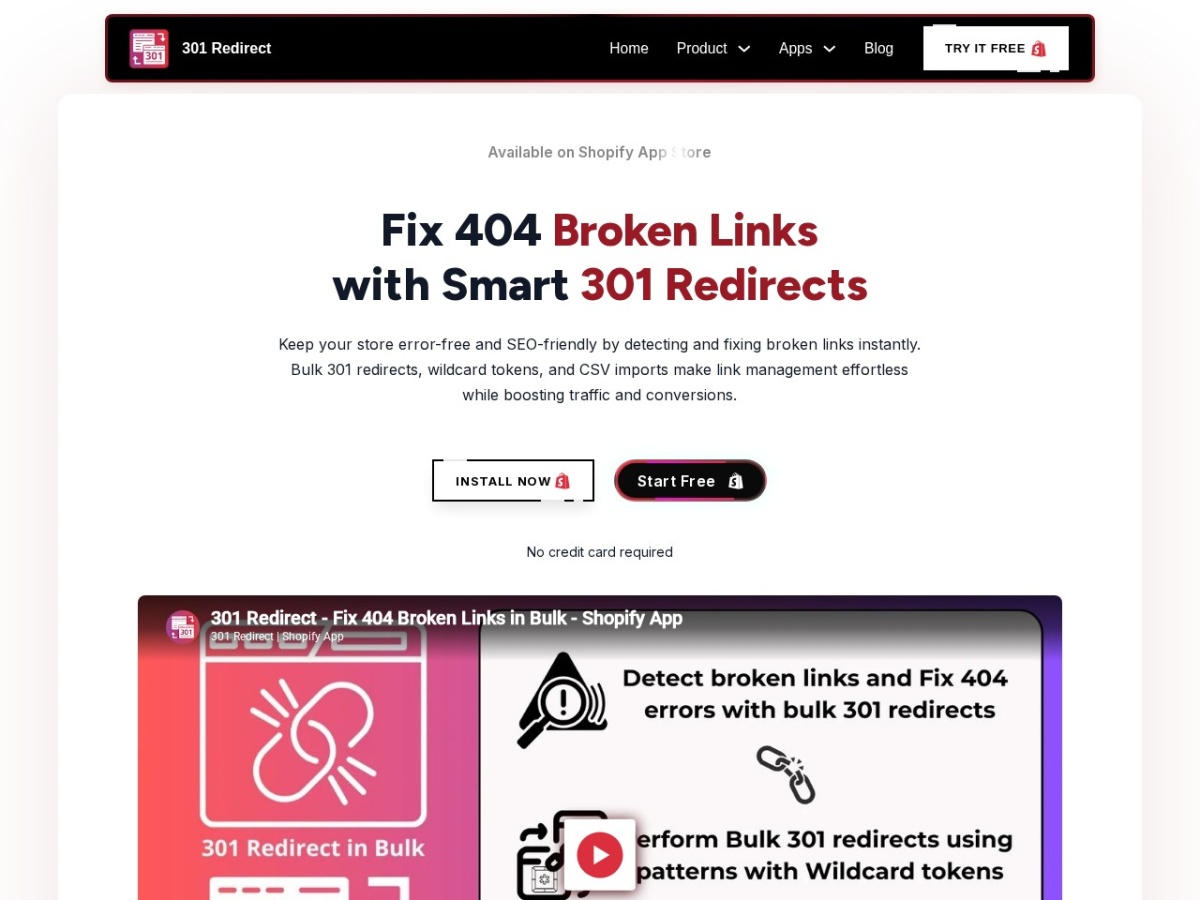 Screenshot preview for 301-redirect Screenshot preview for 301-redirect