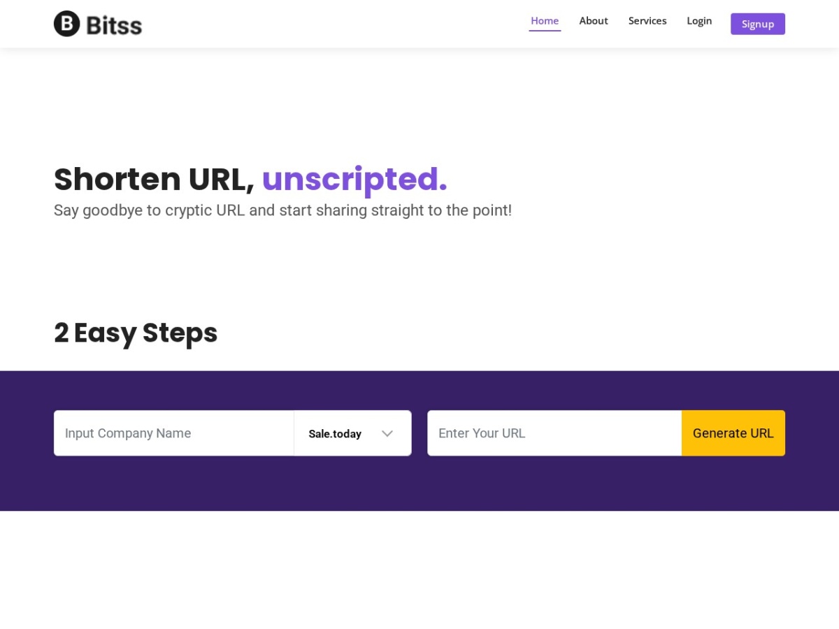 Screenshot preview for Bitss Screenshot preview for Bitss