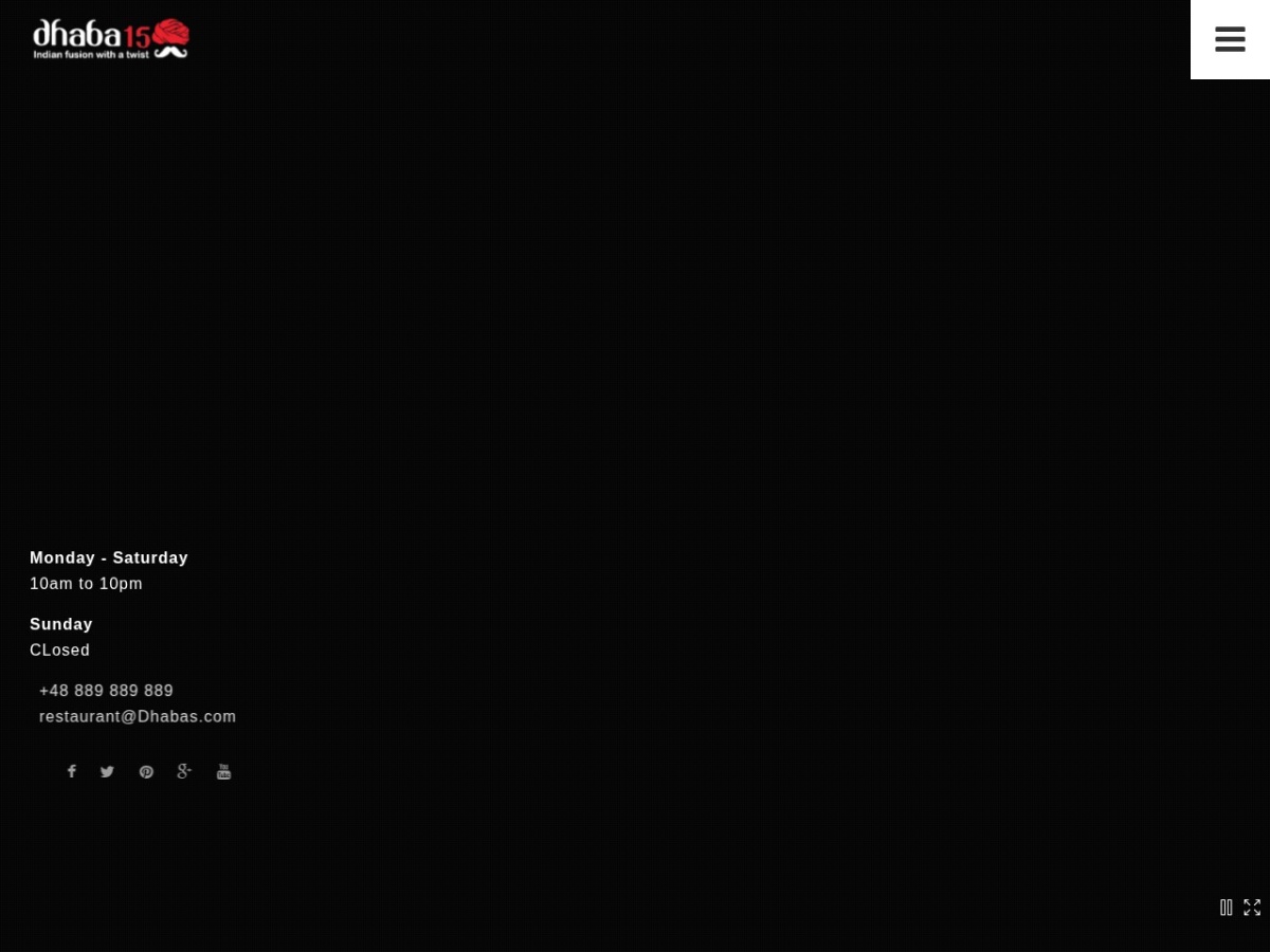 Screenshot preview for dhabas.netlify.app