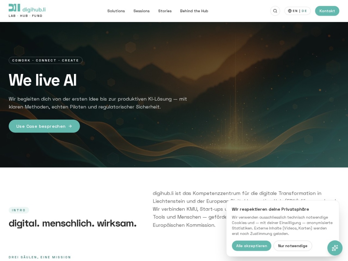 Screenshot preview for DigiHub